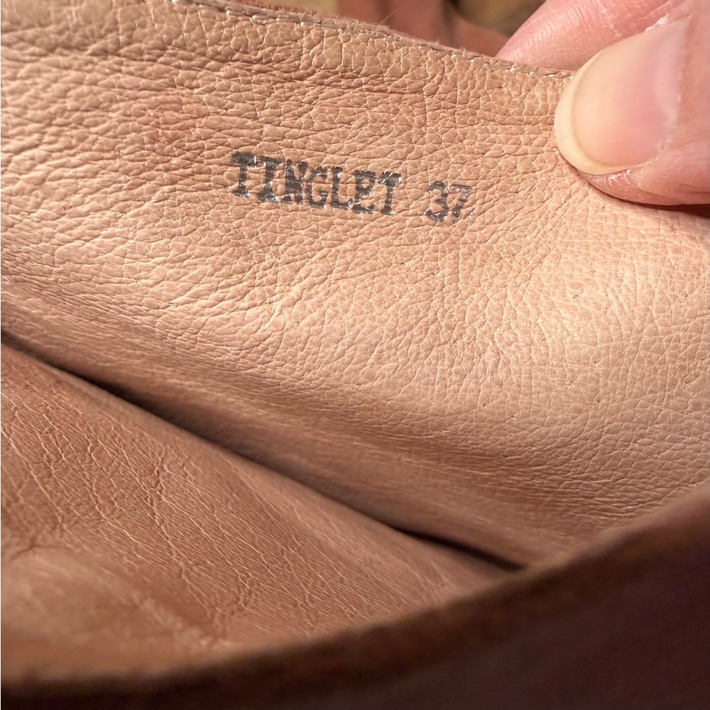 Silent D Tinglet Kitten Heel Boots Light Pink Suede Women’s Size 37 / US 6.5 - Picture 7 of 11